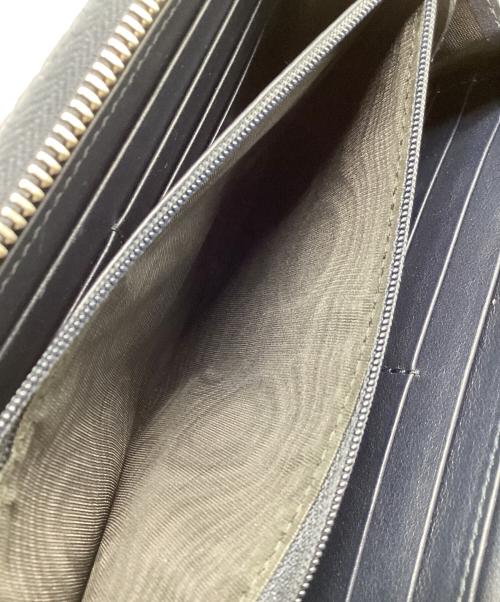 GUCCI（グッチ）GUCCI (グッチ) 長財布 ネイビーの古着・服飾アイテム