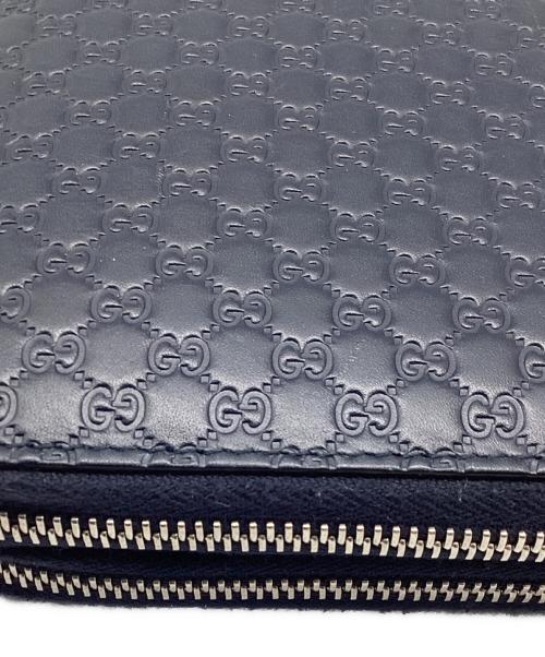 GUCCI（グッチ）GUCCI (グッチ) 長財布 ネイビーの古着・服飾アイテム