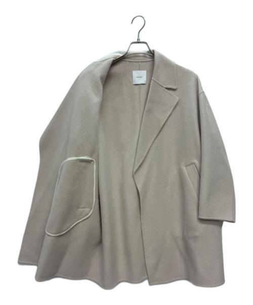 Spick and Span（スピック＆スパン）Spick and Span (スピック＆スパン) Wフェイスルーズコート ピンクベージュ サイズ:38の古着・服飾アイテム