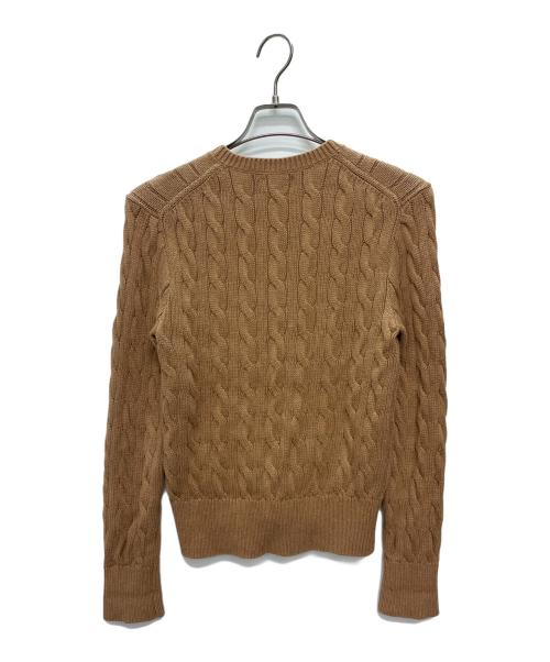 POLO RALPH LAUREN（ポロ・ラルフローレン）POLO RALPH LAUREN (ポロ・ラルフローレン) 厚手カーディガン ブラウン サイズ:Mの古着・服飾アイテム