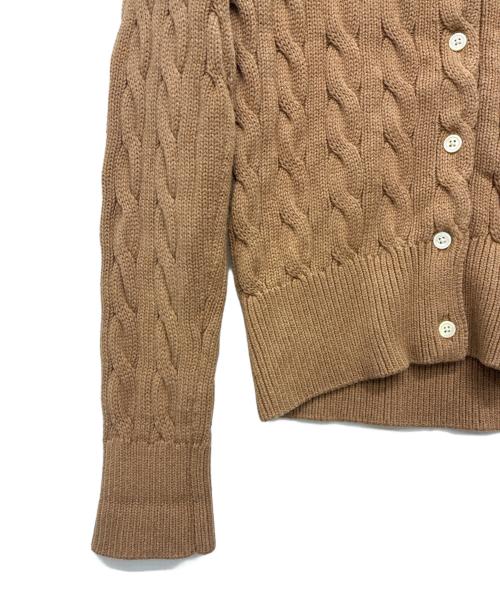 POLO RALPH LAUREN（ポロ・ラルフローレン）POLO RALPH LAUREN (ポロ・ラルフローレン) 厚手カーディガン ブラウン サイズ:Mの古着・服飾アイテム