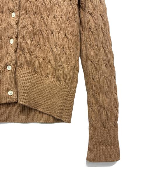 POLO RALPH LAUREN（ポロ・ラルフローレン）POLO RALPH LAUREN (ポロ・ラルフローレン) 厚手カーディガン ブラウン サイズ:Mの古着・服飾アイテム