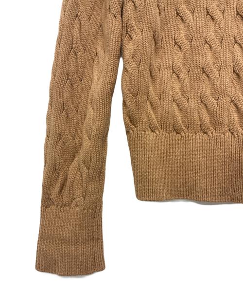 POLO RALPH LAUREN（ポロ・ラルフローレン）POLO RALPH LAUREN (ポロ・ラルフローレン) 厚手カーディガン ブラウン サイズ:Mの古着・服飾アイテム