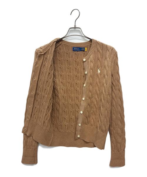 POLO RALPH LAUREN（ポロ・ラルフローレン）POLO RALPH LAUREN (ポロ・ラルフローレン) 厚手カーディガン ブラウン サイズ:Mの古着・服飾アイテム