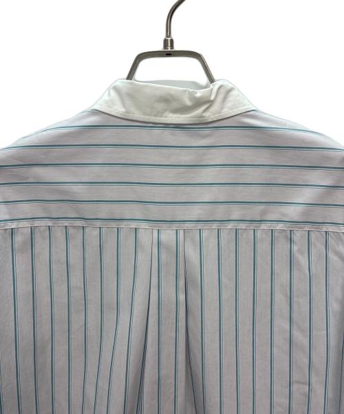 BEAUTY&YOUTH（ビューティーアンドユース）BEAUTY&YOUTH (ビューティーアンドユース) 長袖シャツ　コットンストライプ クレリック シャツ ブルー×ホワイト サイズ:F 未使用品の古着・服飾アイテム