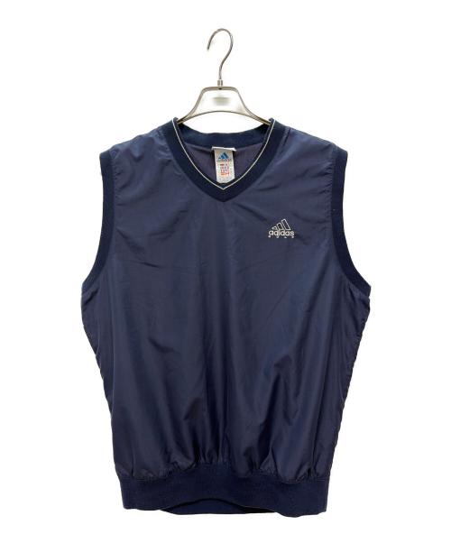 adidas（アディダス）adidas (アディダス) 古着 (フルギ) 90s ベスト ネイビー サイズ:XLの古着・服飾アイテム