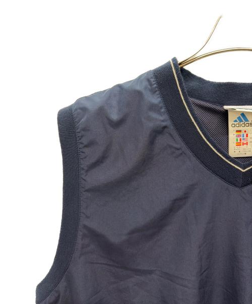 adidas（アディダス）adidas (アディダス) 古着 (フルギ) 90s ベスト ネイビー サイズ:XLの古着・服飾アイテム