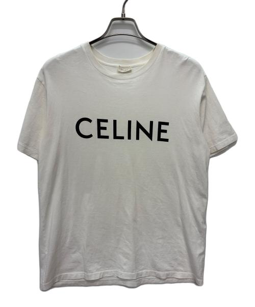 CELINE（セリーヌ）CELINE (セリーヌ) ルーズ Tシャツ / コットンジャージー ホワイト サイズ:Sの古着・服飾アイテム