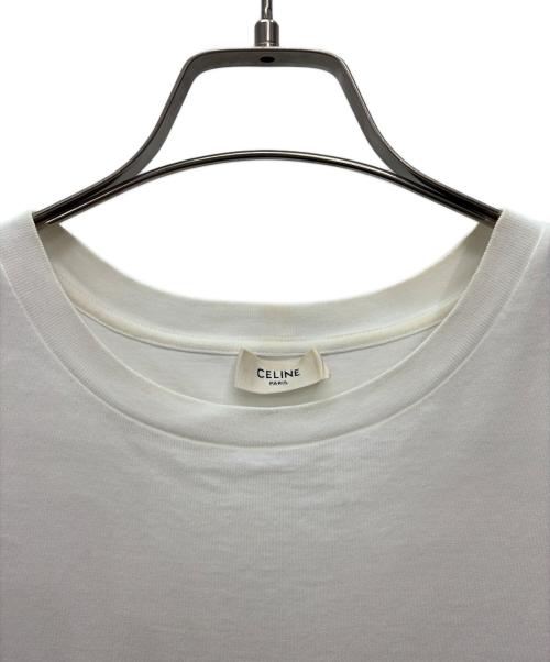CELINE（セリーヌ）CELINE (セリーヌ) ルーズ Tシャツ / コットンジャージー ホワイト サイズ:Sの古着・服飾アイテム