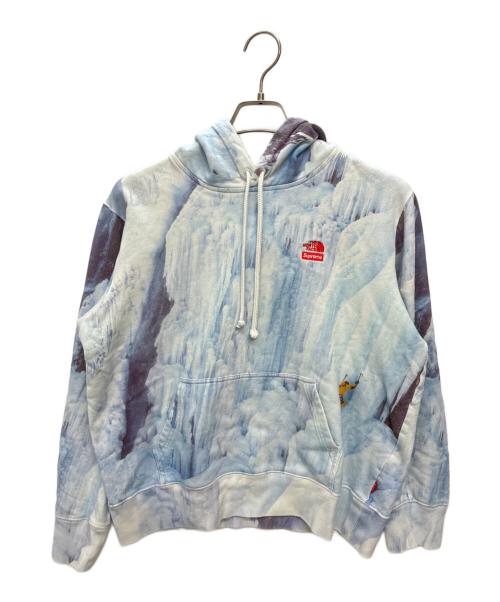 SUPREME（シュプリーム）Supreme (シュプリーム) THE NORTH FACE (ザ ノース フェイス) ICE CLIMB HOODED SWEAT スカイブルー サイズ:Mの古着・服飾アイテム
