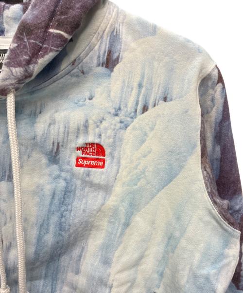 SUPREME（シュプリーム）Supreme (シュプリーム) THE NORTH FACE (ザ ノース フェイス) ICE CLIMB HOODED SWEAT スカイブルー サイズ:Mの古着・服飾アイテム