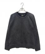 RRLダブルアールエル）の古着「フレンチテリークルーネックスウェット」｜ブラック