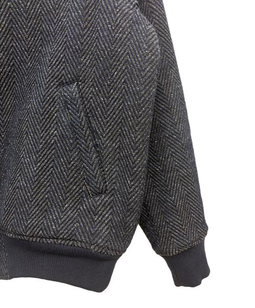 JAPAN BLUE JEANS（ジャパンブルージーンズ）JAPAN BLUE JEANS (ジャパンブルージーンズ) Herringbone Tweed Denim Bomber Jacket ネイビー サイズ:Mの古着・服飾アイテム