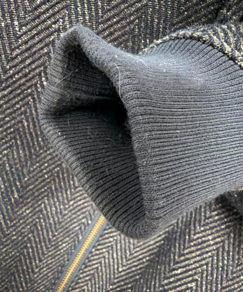 JAPAN BLUE JEANS（ジャパンブルージーンズ）JAPAN BLUE JEANS (ジャパンブルージーンズ) Herringbone Tweed Denim Bomber Jacket ネイビー サイズ:Mの古着・服飾アイテム