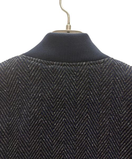 JAPAN BLUE JEANS（ジャパンブルージーンズ）JAPAN BLUE JEANS (ジャパンブルージーンズ) Herringbone Tweed Denim Bomber Jacket ネイビー サイズ:Mの古着・服飾アイテム
