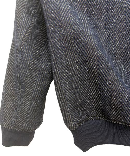 JAPAN BLUE JEANS（ジャパンブルージーンズ）JAPAN BLUE JEANS (ジャパンブルージーンズ) Herringbone Tweed Denim Bomber Jacket ネイビー サイズ:Mの古着・服飾アイテム