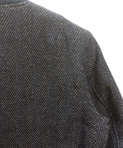 JAPAN BLUE JEANS（ジャパンブルージーンズ）JAPAN BLUE JEANS (ジャパンブルージーンズ) Herringbone Tweed Denim Bomber Jacket ネイビー サイズ:Mの古着・服飾アイテム