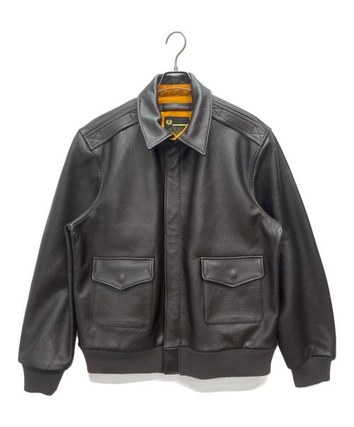 Willis&Geiger（ウィリスアンドガイガー）Willis&Geiger (ウィルスガイガー) A-2フライトジャケット ブラウン サイズ:4XLの古着・服飾アイテム