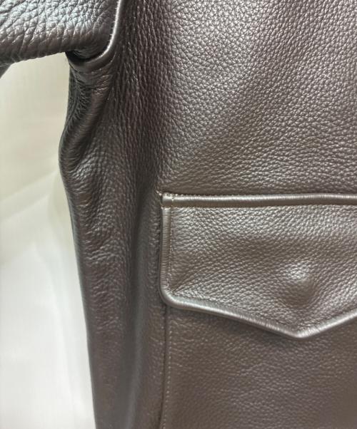 Willis&Geiger（ウィリスアンドガイガー）Willis&Geiger (ウィルスガイガー) A-2フライトジャケット ブラウン サイズ:4XLの古着・服飾アイテム