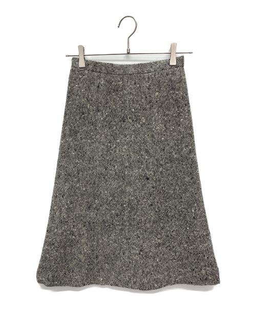 tricot COMME des GARCONS（トリココムデギャルソン）tricot COMME des GARCONS (トリココムデギャルソン) AD2000 ウールスカート ベージュ×ブラック サイズ:Sの古着・服飾アイテム