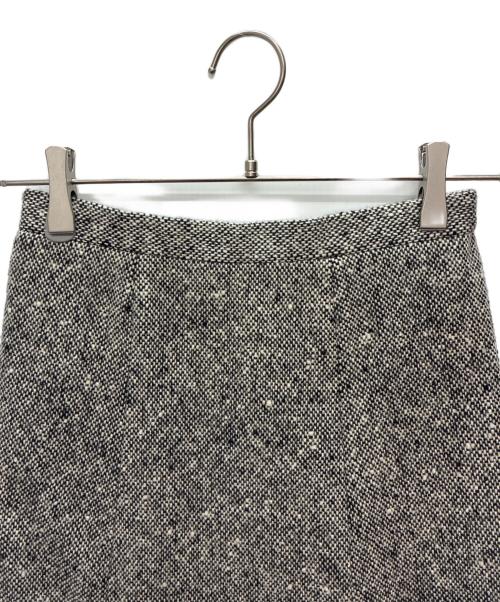 tricot COMME des GARCONS（トリココムデギャルソン）tricot COMME des GARCONS (トリココムデギャルソン) AD2000 ウールスカート ベージュ×ブラック サイズ:Sの古着・服飾アイテム