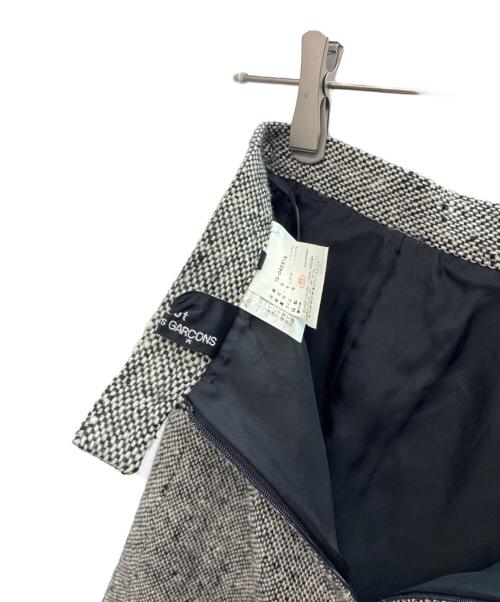 tricot COMME des GARCONS（トリココムデギャルソン）tricot COMME des GARCONS (トリココムデギャルソン) AD2000 ウールスカート ベージュ×ブラック サイズ:Sの古着・服飾アイテム