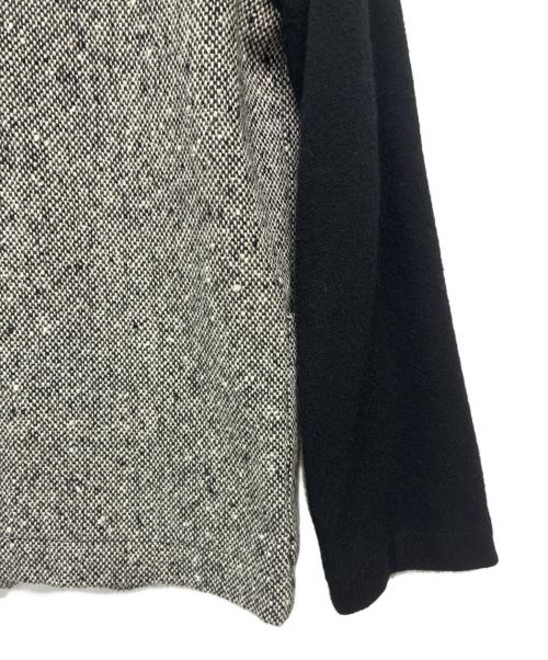 tricot COMME des GARCONS（トリココムデギャルソン）tricot COMME des GARCONS (トリココムデギャルソン) AD2000 比翼 切替ウールジャケット グレー×ブラック サイズ:不明の古着・服飾アイテム
