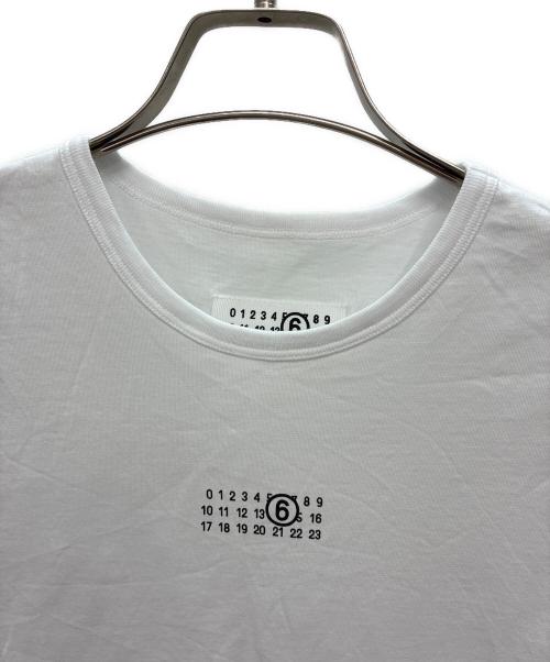 MM6 Maison Margiela（エムエムシックスメゾンマルジェラ）MM6 Maison Margiela (エムエムシックスメゾンマルジェラ) ノースリーブカットソー ホワイト サイズ:SIZE 12の古着・服飾アイテム