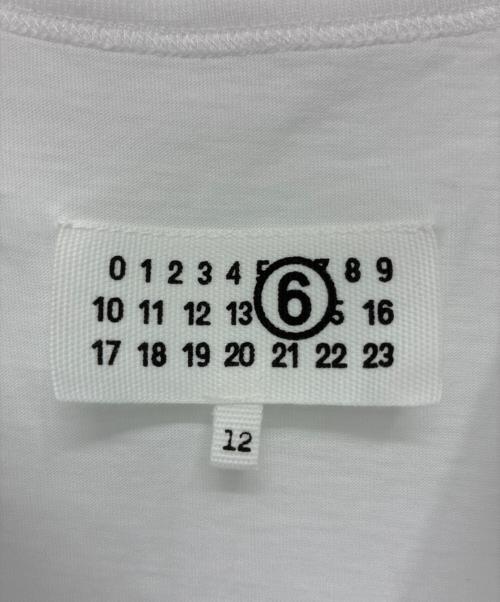 MM6 Maison Margiela（エムエムシックスメゾンマルジェラ）MM6 Maison Margiela (エムエムシックスメゾンマルジェラ) ノースリーブカットソー ホワイト サイズ:SIZE 12の古着・服飾アイテム