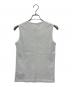 MM6 Maison Margiela (エムエムシックスメゾンマルジェラ) ノースリーブカットソー ホワイト サイズ:SIZE 12：5000円