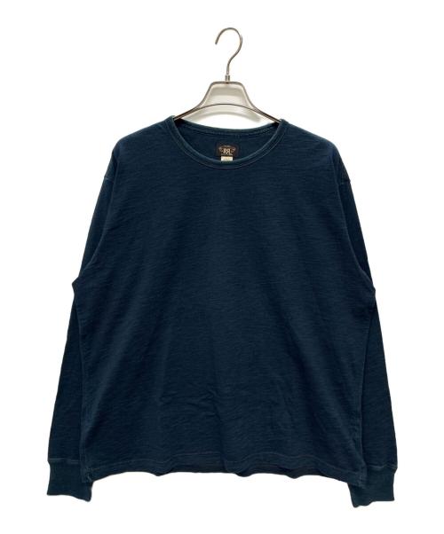 RRL（ダブルアールエル）RRL (ダブルアールエル) インディゴ 長袖カットソー インディゴ サイズ:XXLの古着・服飾アイテム