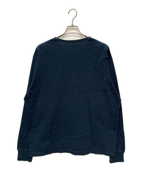 RRL（ダブルアールエル）RRL (ダブルアールエル) インディゴ 長袖カットソー インディゴ サイズ:XXLの古着・服飾アイテム