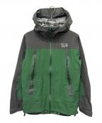 MOUNTAIN HARD WEARマウンテンハードウェア）の古着「ウィンターコヒージョンジャケット」｜グリーン×グレー