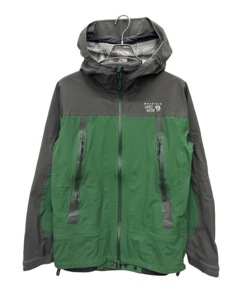 MOUNTAIN HARD WEAR（マウンテンハードウェア）MOUNTAIN HARD WEAR (マウンテンハードウェア) ウィンターコヒージョンジャケット グリーン×グレー サイズ:Mの古着・服飾アイテム