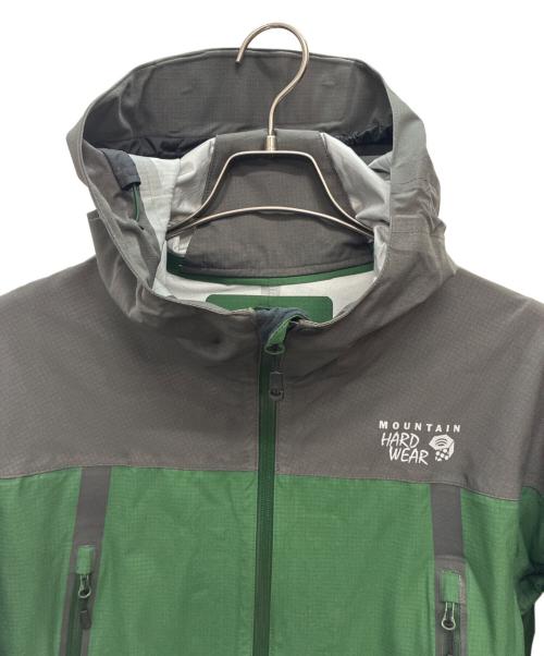 MOUNTAIN HARD WEAR（マウンテンハードウェア）MOUNTAIN HARD WEAR (マウンテンハードウェア) ウィンターコヒージョンジャケット グリーン×グレー サイズ:Mの古着・服飾アイテム