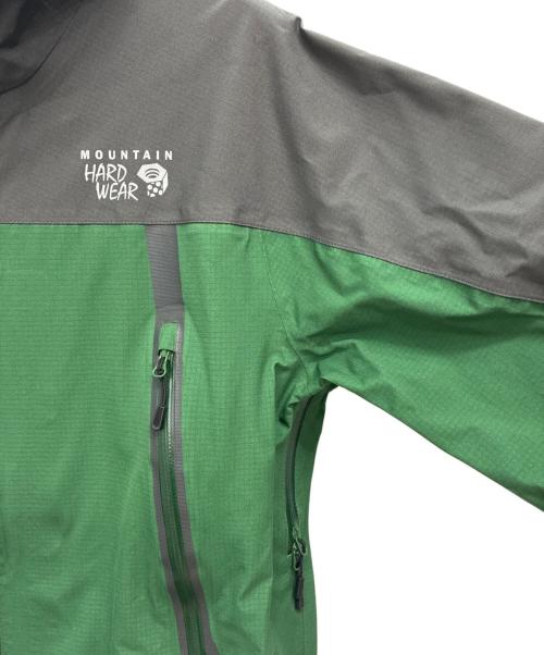 MOUNTAIN HARD WEAR（マウンテンハードウェア）MOUNTAIN HARD WEAR (マウンテンハードウェア) ウィンターコヒージョンジャケット グリーン×グレー サイズ:Mの古着・服飾アイテム