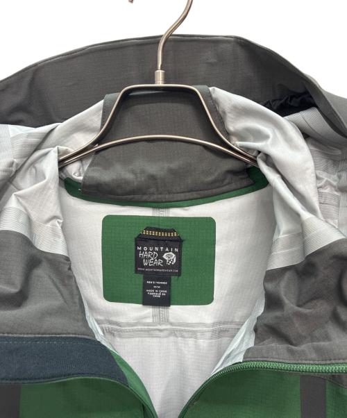 MOUNTAIN HARD WEAR（マウンテンハードウェア）MOUNTAIN HARD WEAR (マウンテンハードウェア) ウィンターコヒージョンジャケット グリーン×グレー サイズ:Mの古着・服飾アイテム