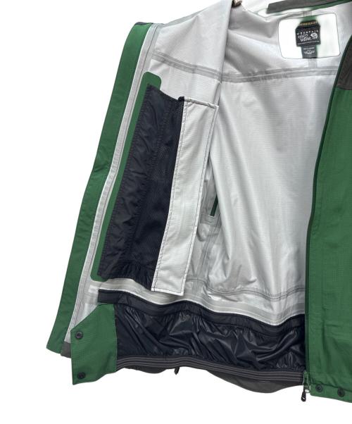MOUNTAIN HARD WEAR（マウンテンハードウェア）MOUNTAIN HARD WEAR (マウンテンハードウェア) ウィンターコヒージョンジャケット グリーン×グレー サイズ:Mの古着・服飾アイテム