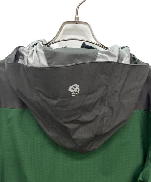 MOUNTAIN HARD WEAR（マウンテンハードウェア）MOUNTAIN HARD WEAR (マウンテンハードウェア) ウィンターコヒージョンジャケット グリーン×グレー サイズ:Mの古着・服飾アイテム