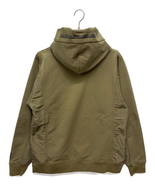 AVIREX（アヴィレックス）AVIREX (アヴィレックス) プルオーバーパーカー オリーブ サイズ:Lの古着・服飾アイテム