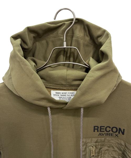 AVIREX（アヴィレックス）AVIREX (アヴィレックス) プルオーバーパーカー オリーブ サイズ:Lの古着・服飾アイテム