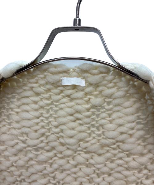 SEEALL（シーオール）SEEALL (シーオール) HAND BOLERO CARDIGAN / ハンドボレロカーディガン アイボリー サイズ:FREEの古着・服飾アイテム