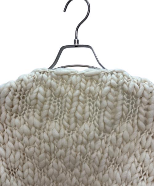 SEEALL（シーオール）SEEALL (シーオール) HAND BOLERO CARDIGAN / ハンドボレロカーディガン アイボリー サイズ:FREEの古着・服飾アイテム