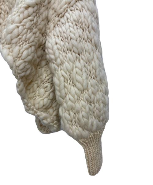 SEEALL（シーオール）SEEALL (シーオール) HAND BOLERO CARDIGAN / ハンドボレロカーディガン アイボリー サイズ:FREEの古着・服飾アイテム