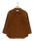 UNFILアンフィル）の古着「コーデュロイシャツジャケット」｜ブラウン