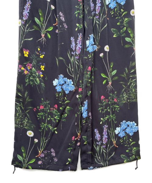 ticca（ティッカ）TICCA (ティッカ) フラワープリントパンツ ブラック サイズ:FREEの古着・服飾アイテム