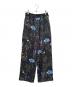 TICCA（ティッカ）の古着「フラワープリントパンツ」｜ブラック