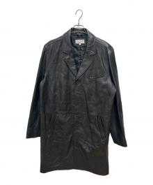 PELLE STUDIO（ペレ スタジオ）の古着「レザーコート」｜ブラック