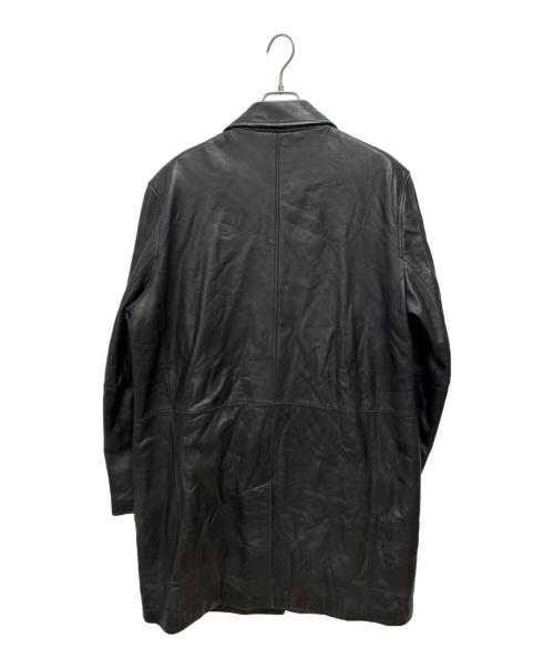 PELLE STUDIO（ペレ スタジオ）PELLE STUDIO (ペレ スタジオ) レザーコート ブラック サイズ:XLの古着・服飾アイテム