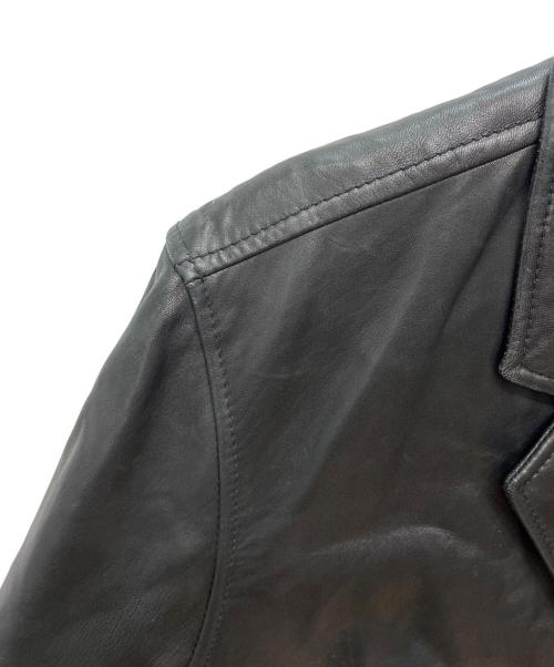 PELLE STUDIO（ペレ スタジオ）PELLE STUDIO (ペレ スタジオ) レザーコート ブラック サイズ:XLの古着・服飾アイテム